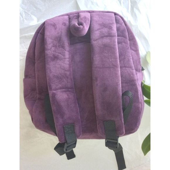 Purple Plush Bagpack color purple‎ for kiddos - Picture 8 of 12